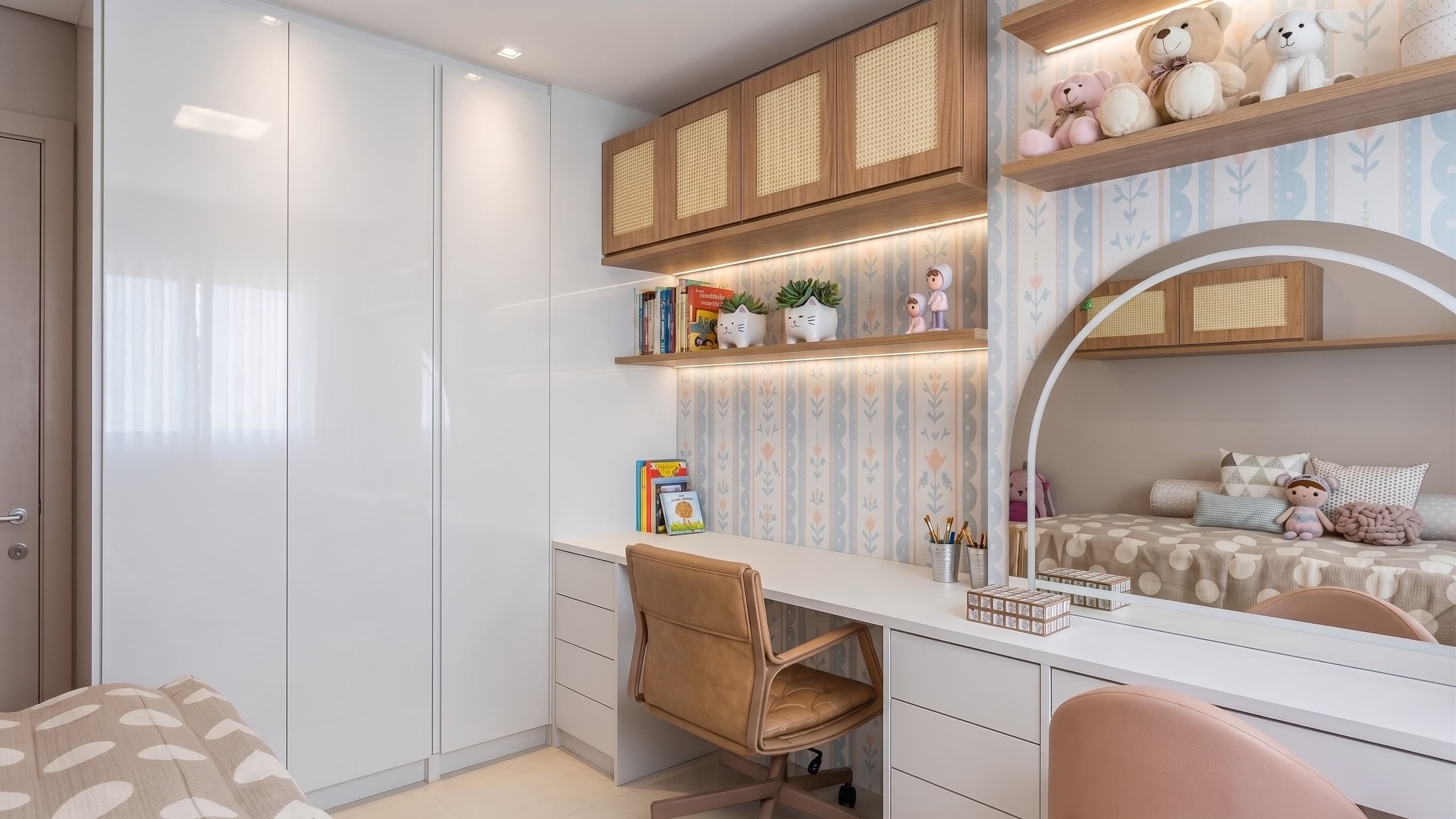 Quarto de Maria, projeto residencial de Lucila Oliveira